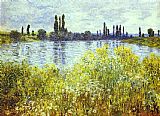 Claude Monet Bank of the Seine Vetheuil painting